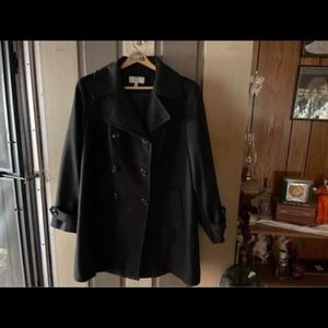 Anne Klein plus-size Double breasted pea coat.